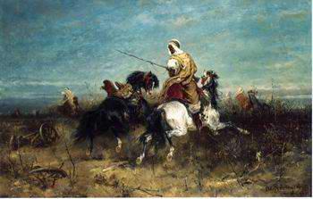 Arab or Arabic people and life. Orientalism oil paintings  384, unknow artist